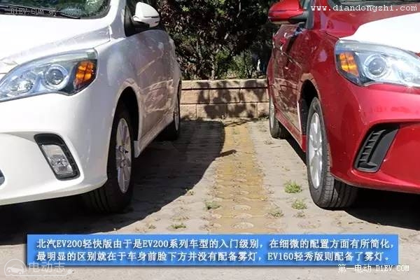 仅差两万 北汽EV160和EV200如何选择