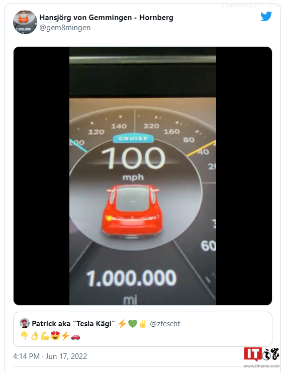 8年开了161万公里，男子驾驶特斯拉Model S创世界纪录