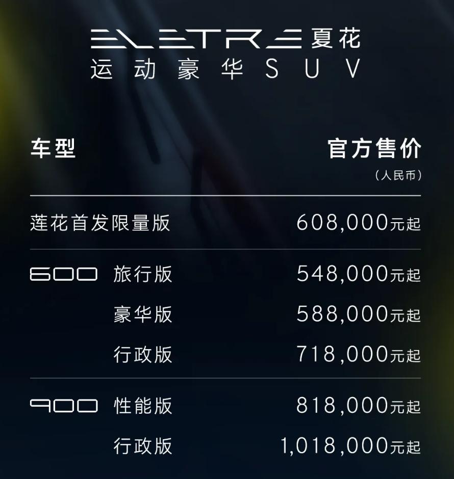 路特斯更名莲花跑车后首发新品：夏花SUV、繁花轿车发布 - Image 3