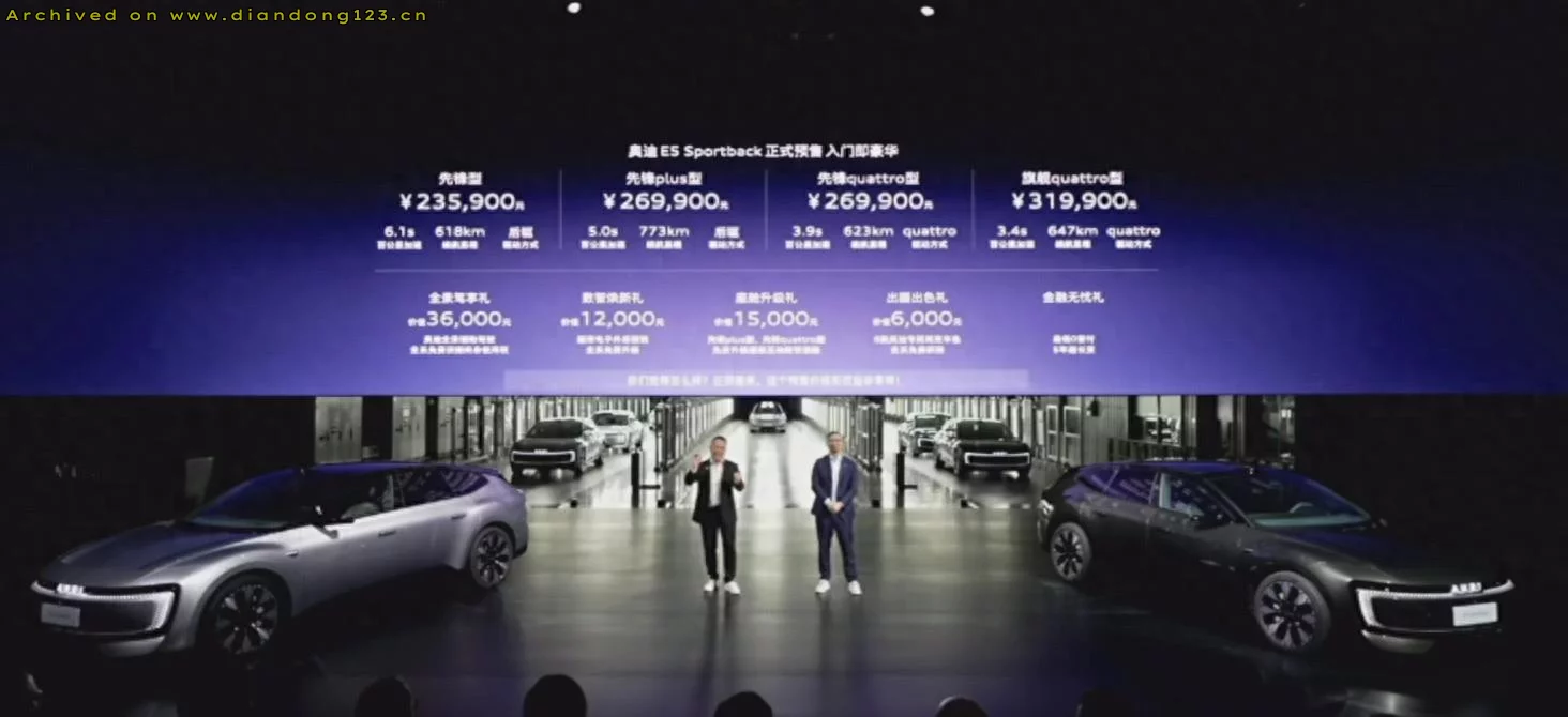搭Momenta辅助驾驶系统的奥迪E5 Sportback开卖了 - Image 1