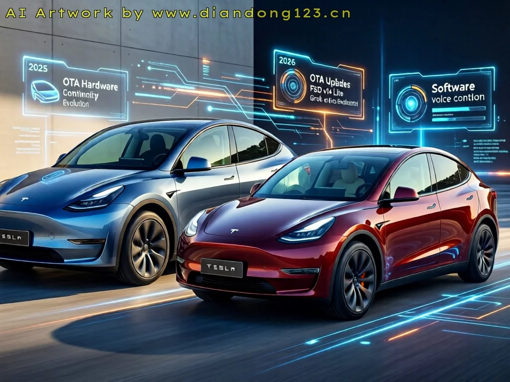 特斯拉2026款Model Y与Model 3深度解析：硬件未变软件先行