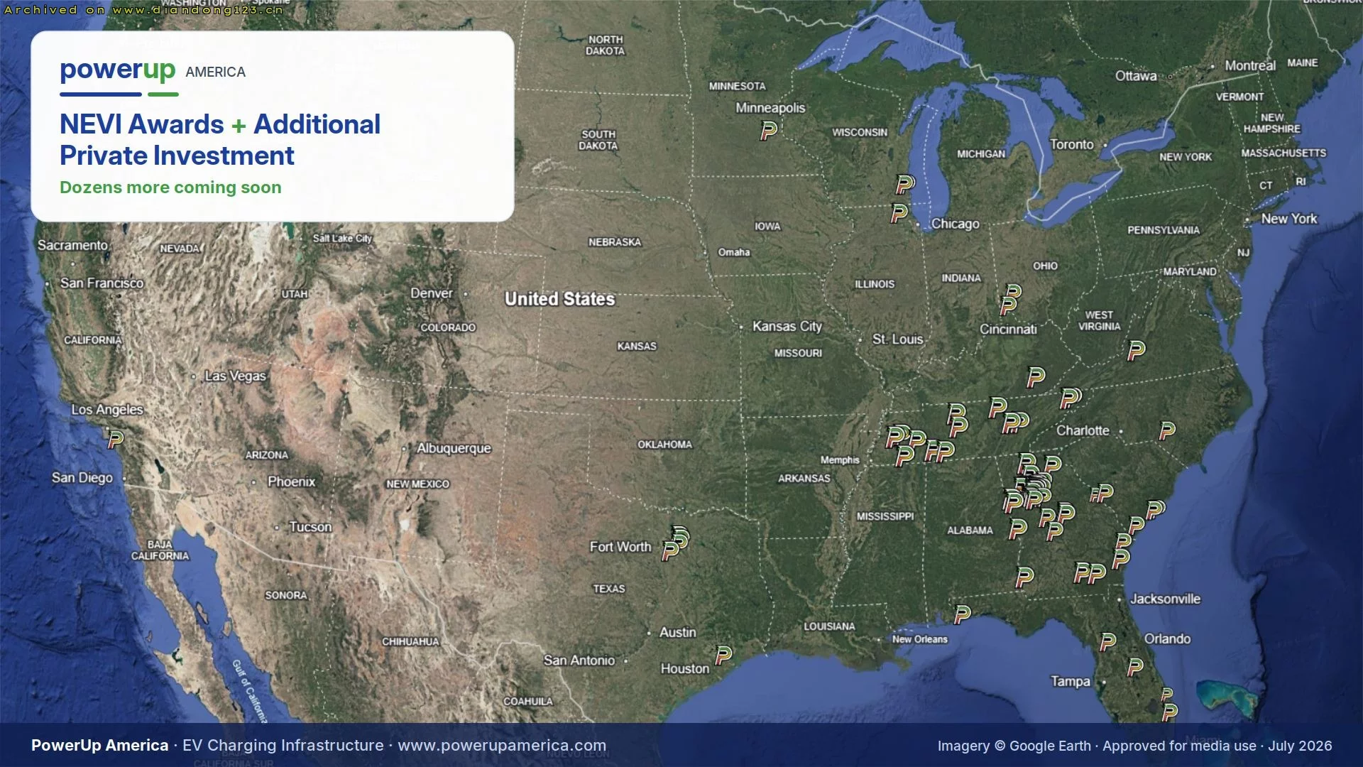 PowerUp America首站落地肯塔基 规划百座充电站并引入特斯拉V4超充 - Image 2