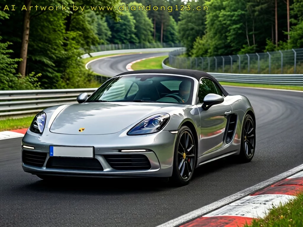 保时捷电动 718 Boxster 纽北测试 首次无伪装曝光